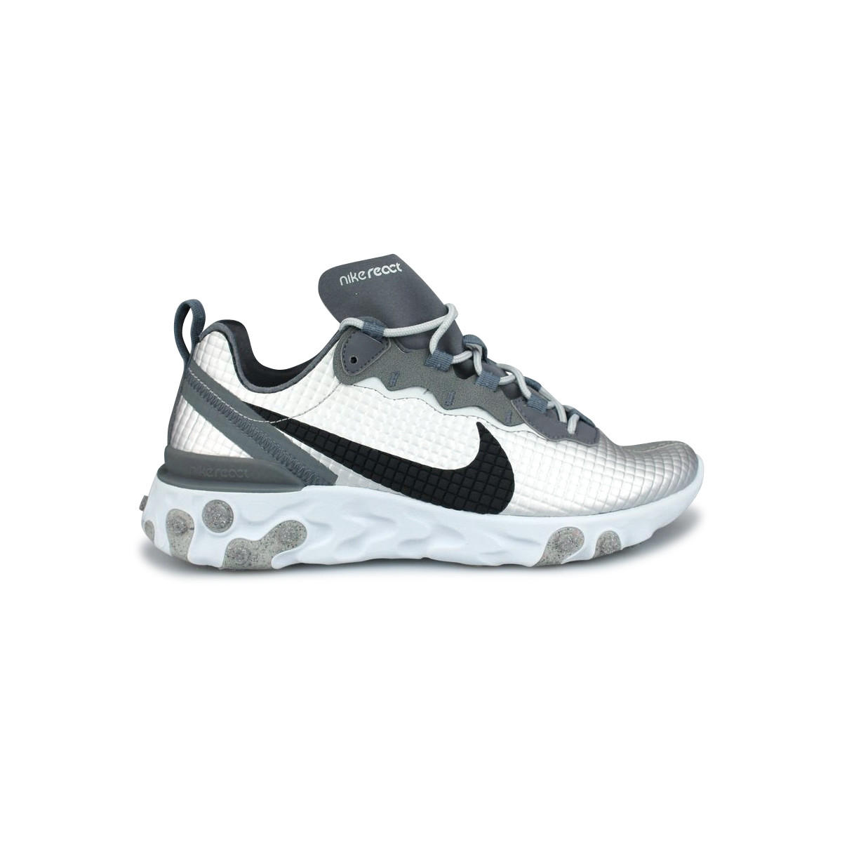 nike react blanche argent