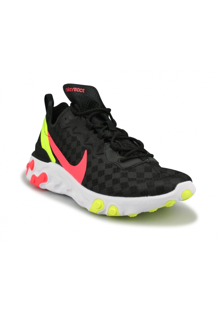 Nike react element 55 black flash crimson hotsell