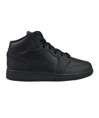 AIR JORDAN 1 MID JUNIOR NOIR 554725-091