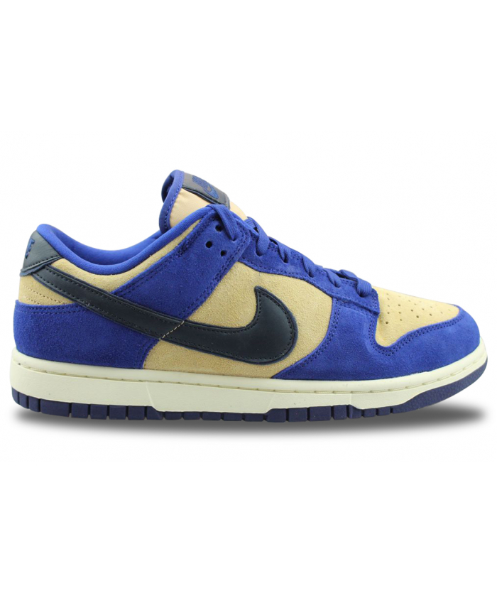 WOMEN NIKE DUNK LOW LX BLUE SUEDE DV7411-400