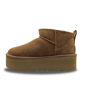 UGG CLASSIC ULTRA MINI PLATFORM CHATAIGNE
