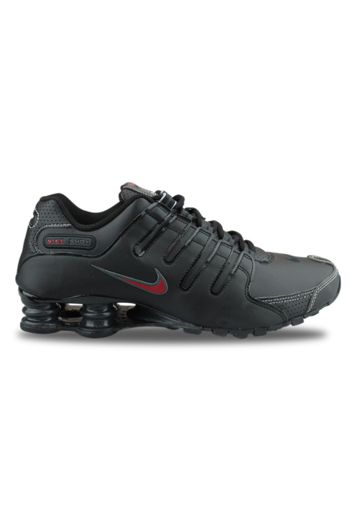 NIKE SHOX NZ BLACK VARSITY RED 378341-017