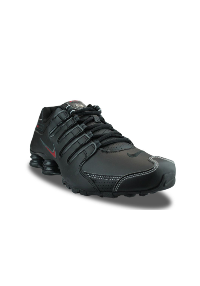 NIKE SHOX NZ BLACK VARSITY RED 378341-017