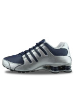 NIKE SHOX NZ MIDNIGHT NAVY METALLIC SILVER 378341-402