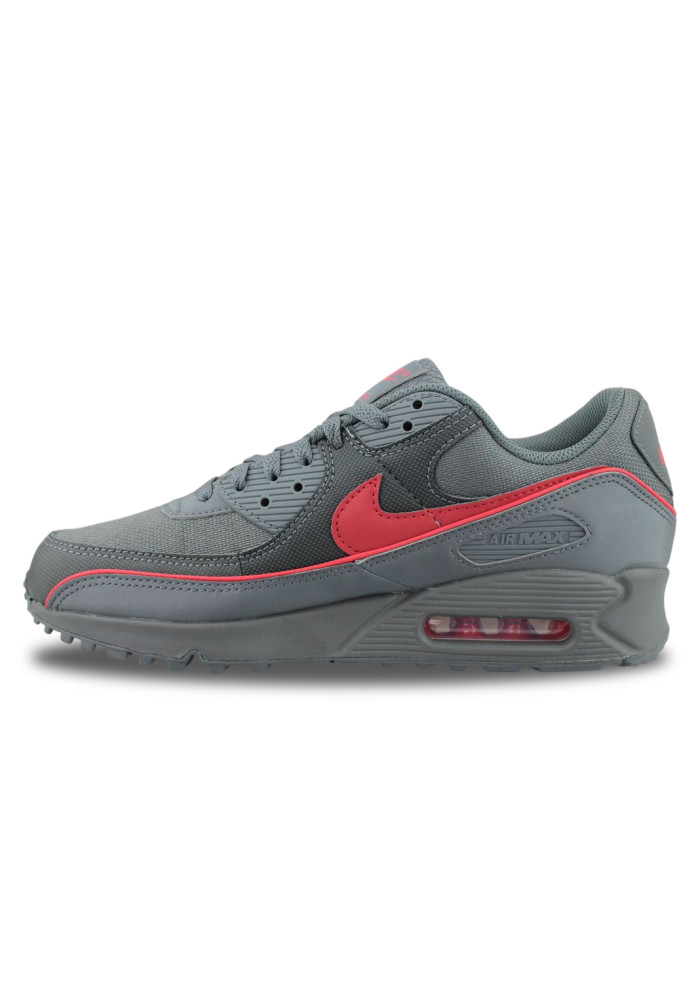 NIKE AIR MAX 90 IRON GREY UNIVERSITY RED HV4517-001